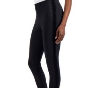 PINK COZY VS Women Velvet Trim Black Leggings | L